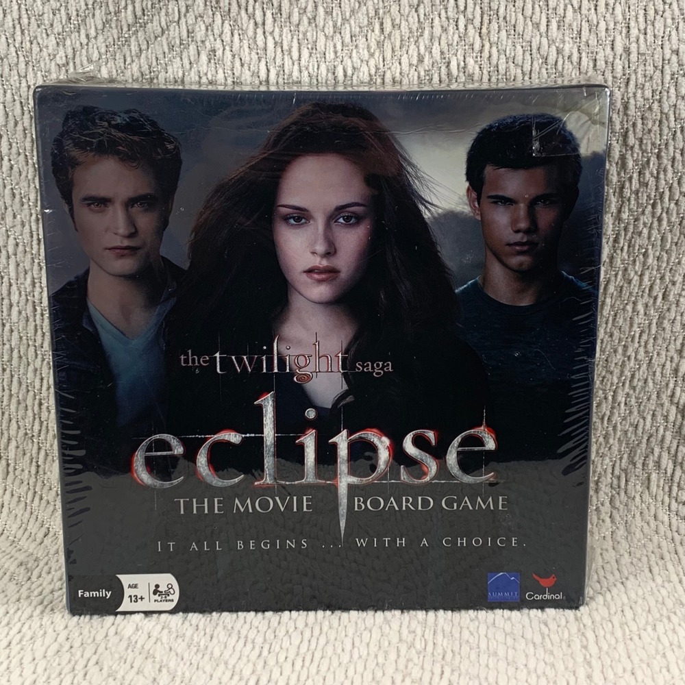 Twilight Saga Eclipse The Movie Board Game New Sealed Cardinal *READ* Box Dented